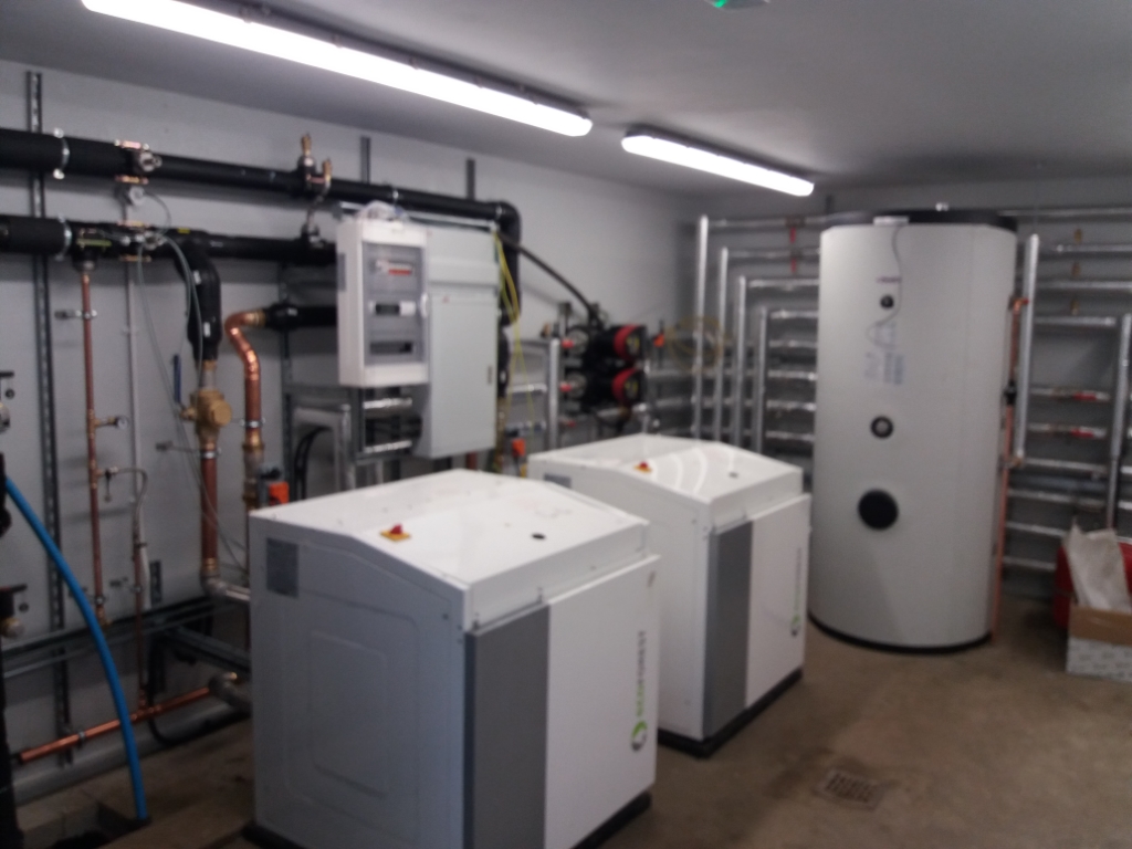 Ground source heat pumps at the Glyn Estate