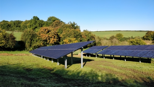 Harness the current sunshine with solar panels